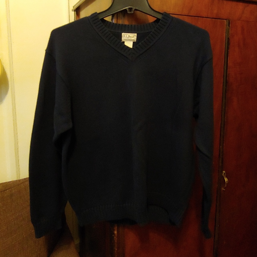 L.L.Bean v-neck sweater